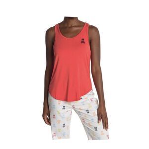 Psycho‎ Bunny Tank Top Women's  Red Logo Racerback Tank